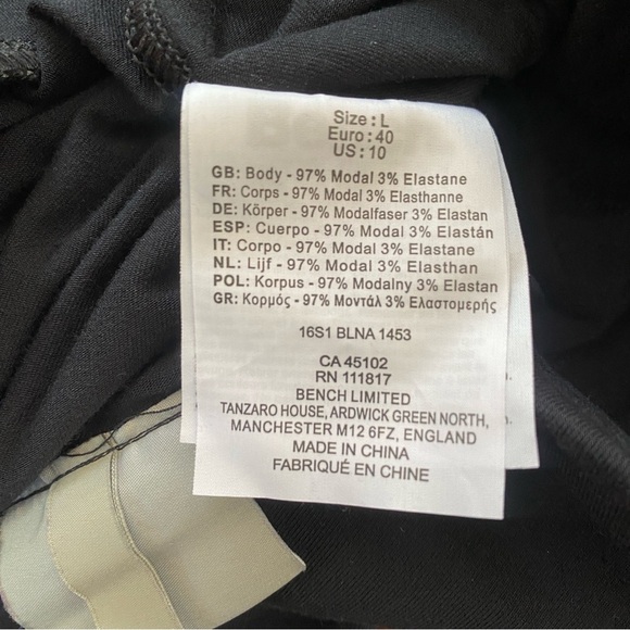 JG BENCH Harem Pants Black Large Wide Waistband Tapered Leg L Boho Pant - Picture 6 of 13